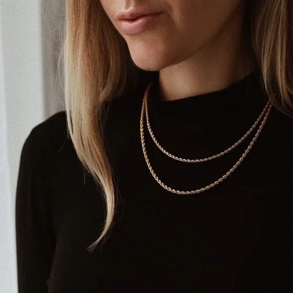 Hamptons Rope Chain | 18k Gold Filled - Picture 3 of 7